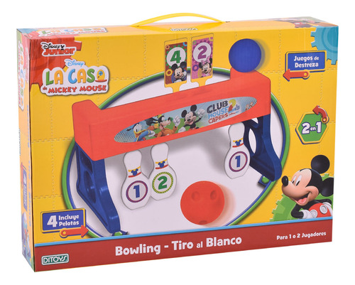 BOWLING TIRO AL BLANCO DITOYS 2078 MICKEY