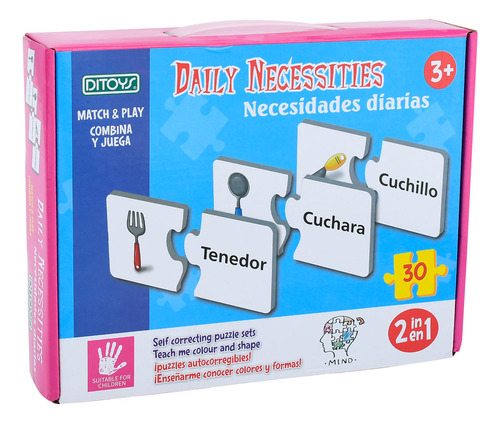 MATCH AND PLAY PUZZLE DITOYS 2376 NECESIDADES DIARIAS