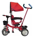 TRICICLO BABYMOVIL TZT90 INFANTIL C/ ROTACION 360° ROJO