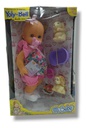 BEBE YOLY BELL 1344 C/MASCOTAS ROSA