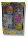BEBE YOLY BELL 1270  BLANCO/CELESTE