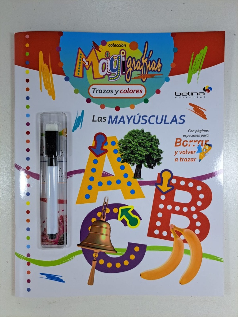 MAGIGRAFIA TRAZOS Y COLORES LAS MAYUSCULAS 2244 163236
