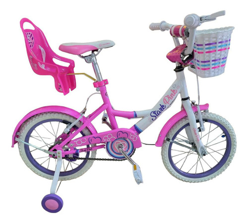 BICICLETA STARK 6094 PINK R14 ROSA/BLANCO