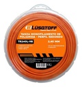 TANZA LUSQTOFF TR240L-9B PERFIL RED 2.40MM 450GRS