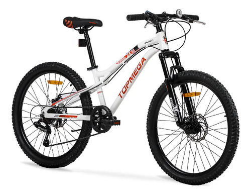 BICICLETA TOP MEGA SLIDER R24 7V BLANCA NAR 1007780