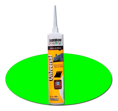 SELLADOR SILICONA SUPRABOND UNIVERSAL GFX U 280 T TRANSPARENTE