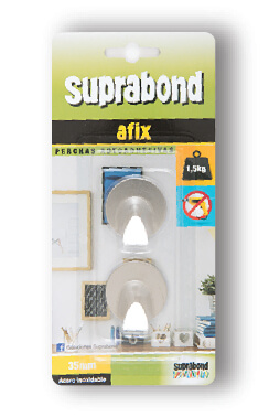 PERCHAS AUTOADHESIVAS CIRCULARES X 2 U 35 MM AFX P35 AR