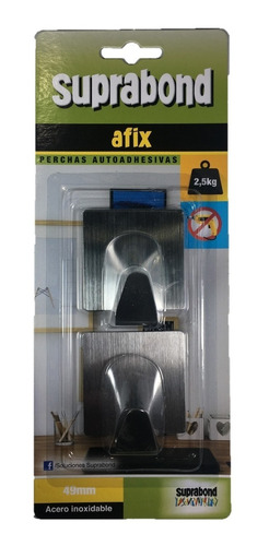 PERCHAS AUTOADHESIVAS RECTANGULARES X 2 U 49 AFX P49 AR