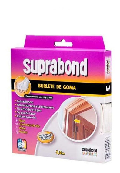 BURLETE AUTOADH. VINILO BLANCO SLT V
