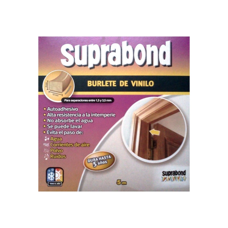 BURLETE DE VINILO MARRON SLT V M