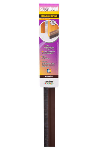 ZOCALO AUTOAD.C/CEPILLO 98 CM-MARRON ZNO CP M