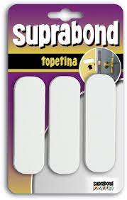 TOPETINA SUPRABOND RECTANGULAR BLANCA X 3 UN TPR BC