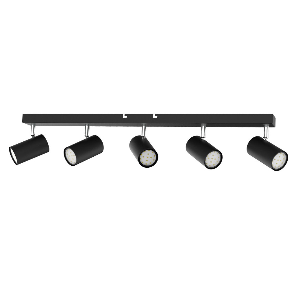 APLIQUE INTERIOR ETHEOS GAII-5SBN 5 SPOT NEGRO