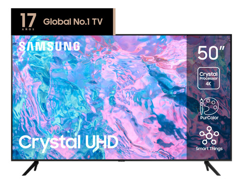 SMART TV SAMSUNG 50" SATV50CU7000GARG