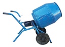 HORMIGONERA IS-FRA 130 LTS 3/4 HP RUEDA MACIZA HCO28