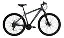 BICICLETA OXEA DRAKO STRONG R29 TALLE M 21VEL GRIS NEGRO PLATA