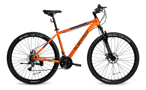 BICICLETA MTB EUROBIKE PRAGA 3.0 PLUS R29 M/L NARANJA GRIS