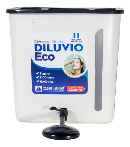 CALEFON ELEC PLASTICO DILUVIO 01.02.13.01 ECO