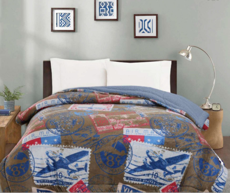 EDREDON FLANNEL 86101T 160X220 ESTAMPADO FLY