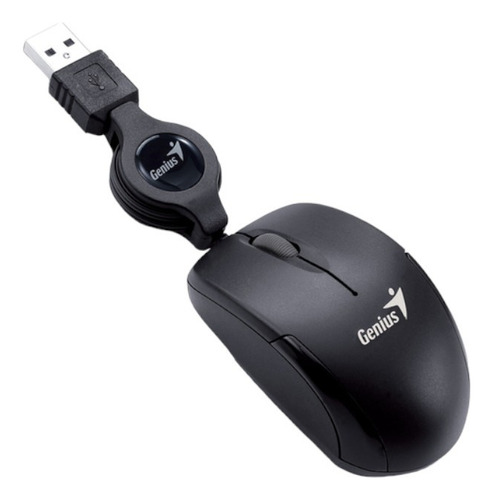 MOUSE OPTICO MICRO TRAV GENIUS BLACK USB