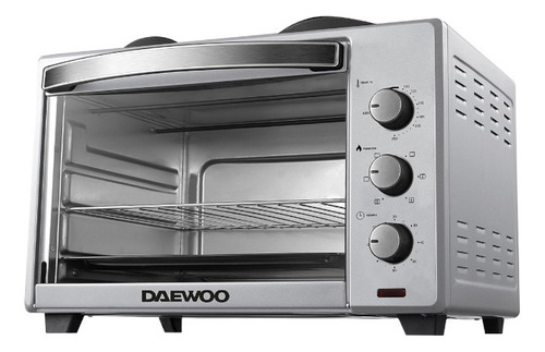 HORNO ELECTRICO DAEWOO DW-7004CA C/ANAFE SILVER 49 LTU