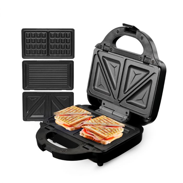 SANDWICHERA SUONO 3 EN 1 750W NEGRO  HOG0162
