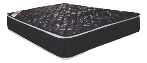 COLCHON TAURUS EQUIS NEGRO 200X130 C/EUROPILLOW 696NEP