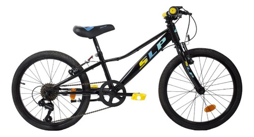 BICICLETA SLP 5 PRO NIÑO R20 NEGRO CELESTE AMARILLO 16457