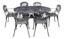 JUEGO DE JARDIN CHATEAUX X 6 GRIS OVAL