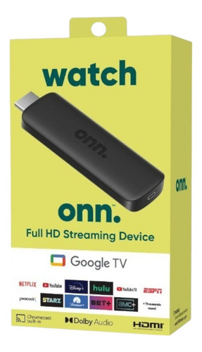 CONVERSOR WATCH ONN GOOGLE TV STICK HD