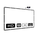PANTALLA PROYECTOR GADNIC 120" PORTATIL