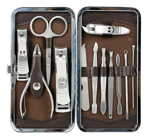 KIT DE MANICURA GADNIC ESTUCHE 12 PCS