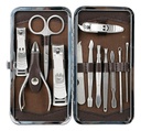 KIT DE MANICURA GADNIC ESTUCHE 12 PCS