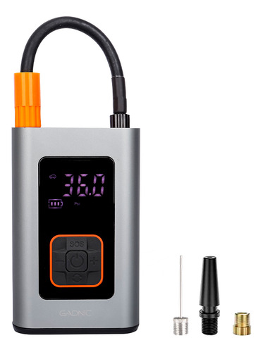 INFLADOR DE NEUMATICOS GADNIC RECARGABLE