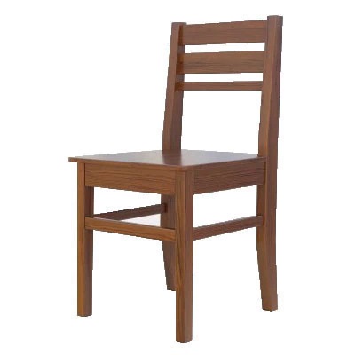 SILLA INMACOL ATLANTICO 550-3 ASIENTO TAPIZADO CASTAÑO