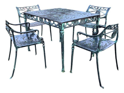 JUEGO DE JARDIN SUTRA X4 SILLONES VERDE