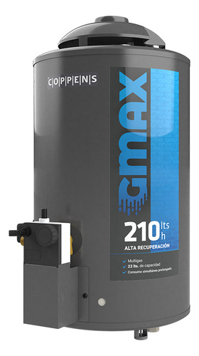 TERMOTANQUE A GAS COPPENS  GMAX 210 TTQ210GMA 23 LTS