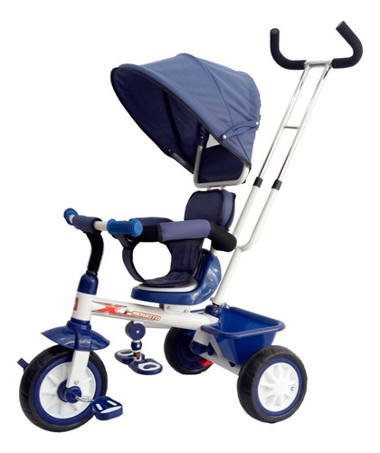 TRICICLO BIEMME TORNADO 599-A AZUL ASIENTO GIRATORIO 360