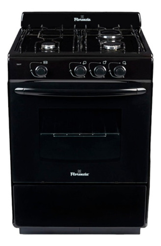 COCINA FLORENCIA FLOR5507F NEGRA 3 HORN