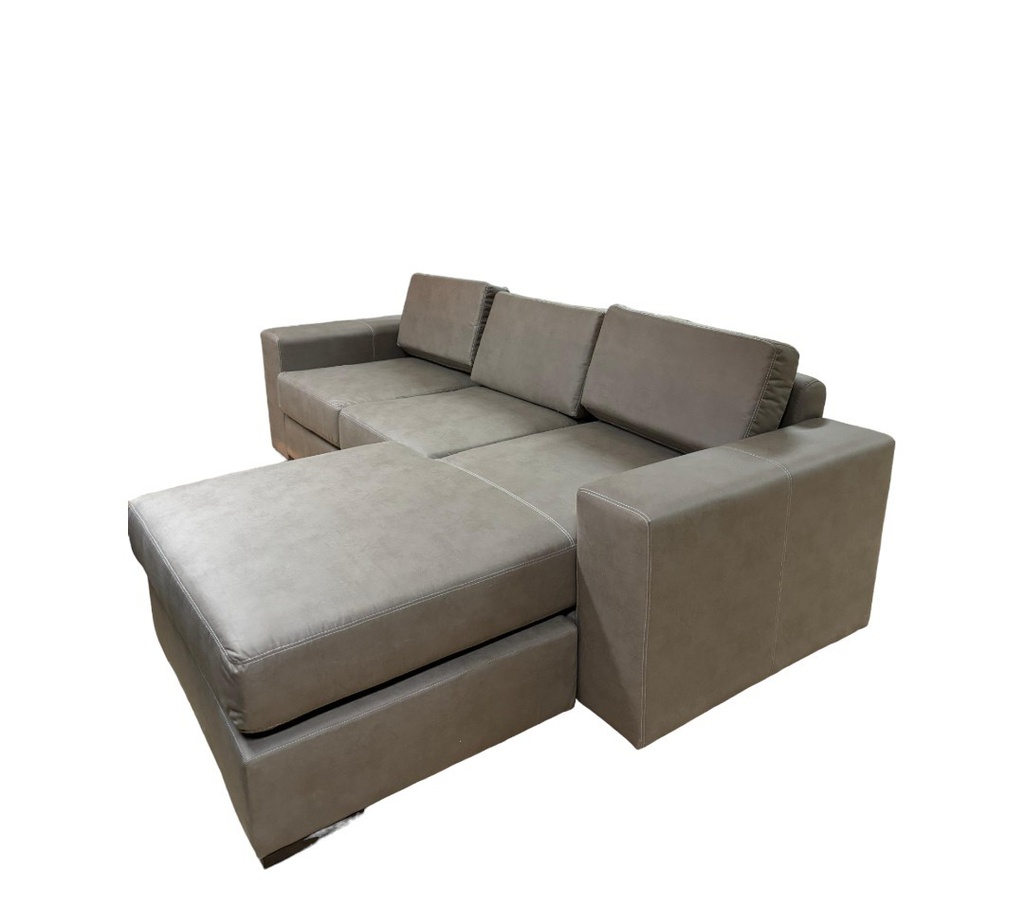 SILLON ORION CHAISE LONG G4 1165104 CUEROTEX GREY