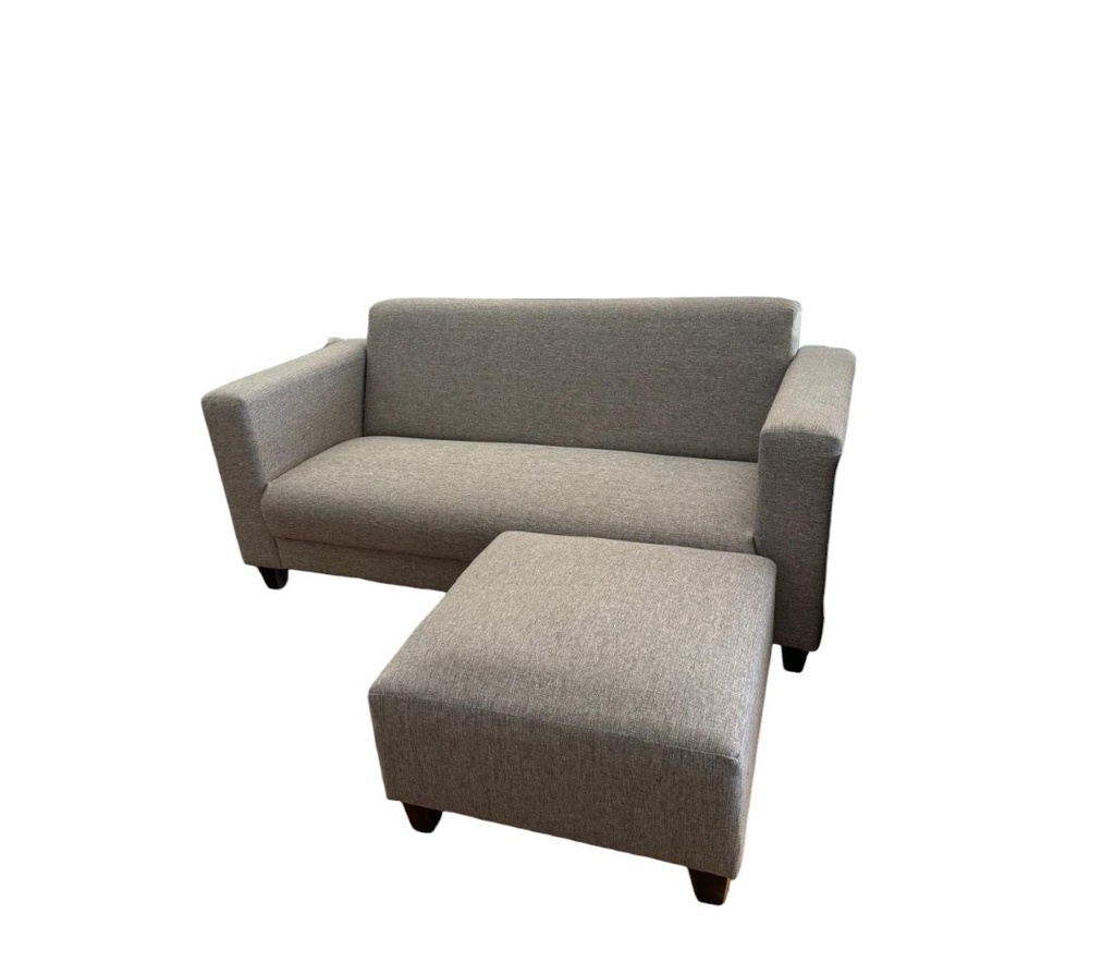 SOFA QATAR 3 CPOS 3G 1843203 ALPHA SEPPIA CON BANQUETA