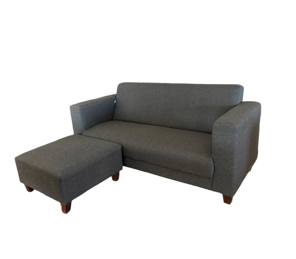 SOFA QATAR 3 CPOS 3G 1843203 ALPHA GRAFITO C/ BANQUETA