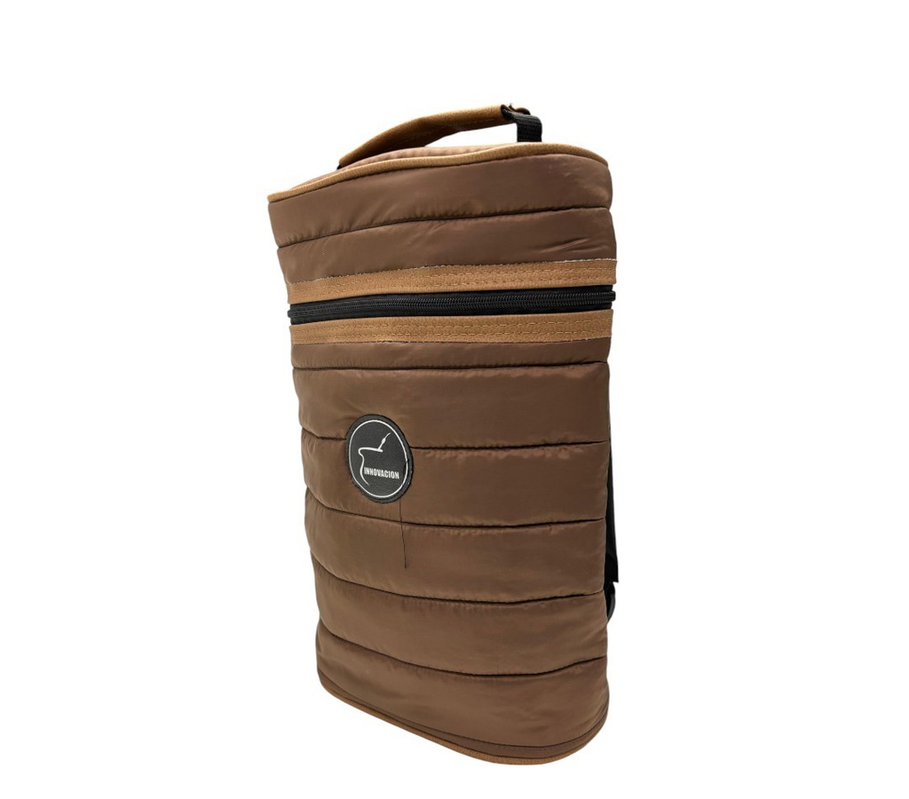 MOCHILA MATERA DE SIRE C/TIRAS Y MANIJA MARRON