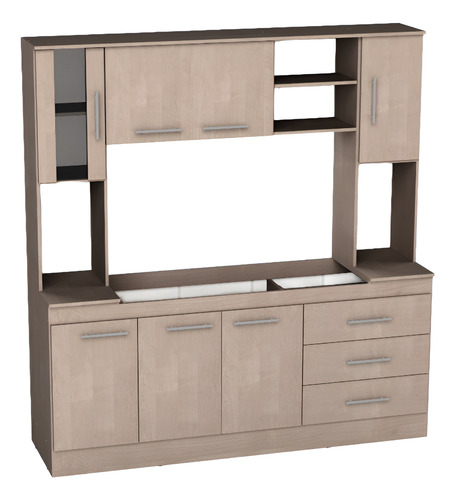 COCINA COMPACTA ORLANDI 322 1.80 ABEDUL