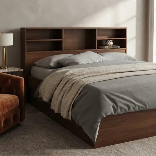 CAMA ORLANDI REPISA 81 2 PLAZAS MOGNO