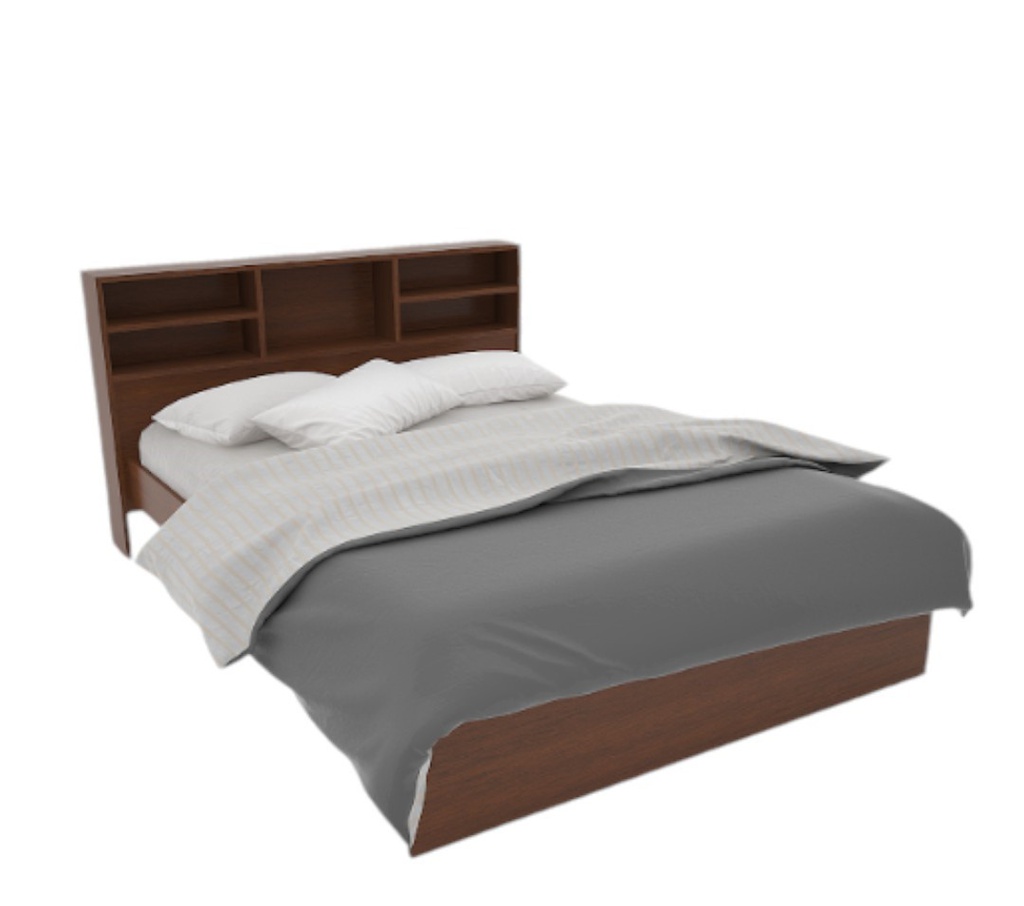 CAMA ORLANDI REPISA 81 2 PLAZAS MOGNO