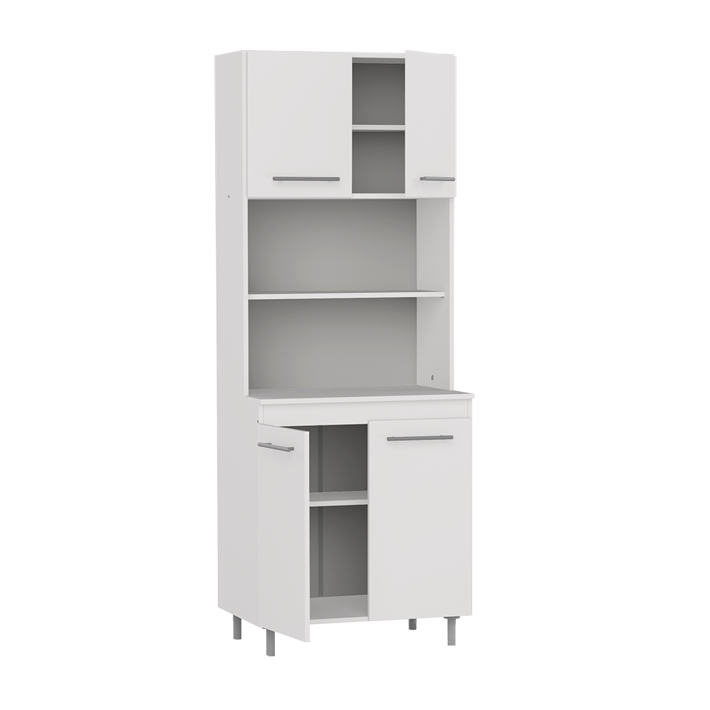KIT COCINA ORLANDI DOBLE 70X186X47 BLANCO COD-3077