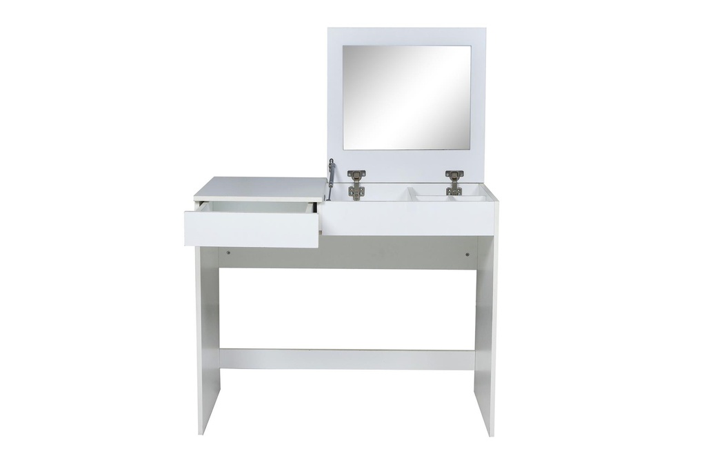 ESCRITORIO RICCHEZZE MESINA CAMARIN 90 CM C/ESPEJO BLANCO 34736370