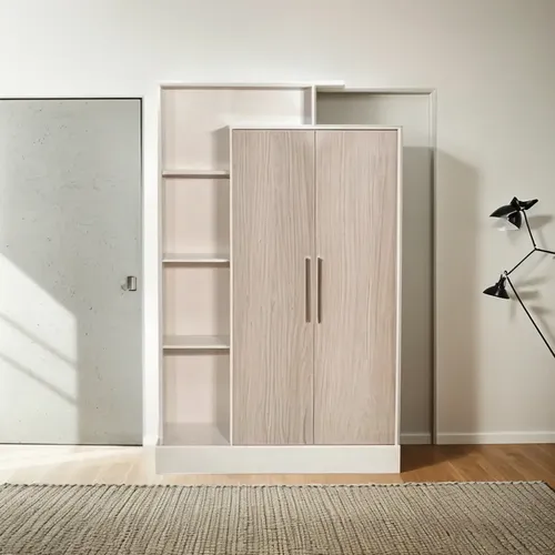 MULTIFUNCION MUEBLES MAXIMO 58005 2P BLANCO/GRIS