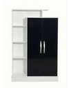 MULTIFUNCION MUEBLES MAXIMO 58001 2P BLANCO/NEGRO